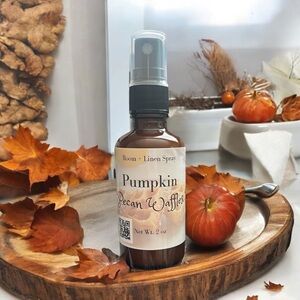 Pumpkin Pecan Waffle Room Spray in Glass Bottle
